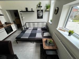Postel nebo postele na pokoji v ubytování apartman 50m2 garden parking Free