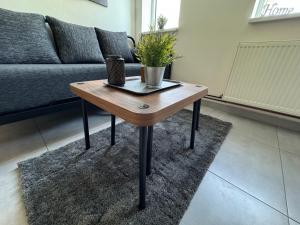 Posezení v ubytování apartman 50m2 garden parking Free