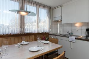 Η κουζίνα ή μικρή κουζίνα στο Chalet Pfiff