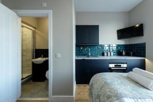 En eller flere senge i et værelse på The Willow studio 4