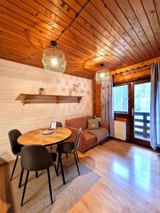 Posezení v ubytování Forest Apartments Pokljuka