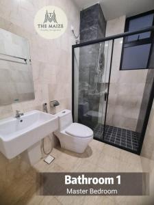 Ένα μπάνιο στο The Cove Hillside Residence Ipoh - Elegance Parisian