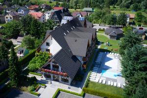 Budynek, w którym mieści się hotel