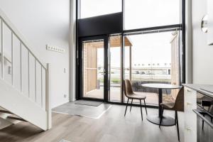 Χώρος καθιστικού στο Kotimaailma Apartments Pukkila I