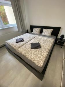 Postel nebo postele na pokoji v ubytování Guest Room Turnov