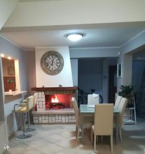 Χώρος καθιστικού στο Casa Lela