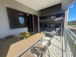 Balkón nebo terasa v ubytování Apartment Šterna in Svetvincenat