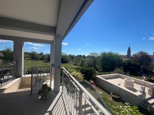 Balkón nebo terasa v ubytování Apartment Šterna in Svetvincenat