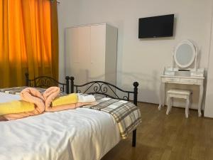 Postel nebo postele na pokoji v ubytování Apartment Šterna in Svetvincenat