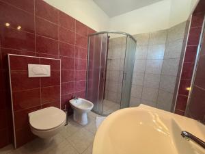 Koupelna v ubytování Apartment Šterna in Svetvincenat