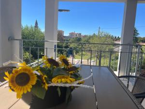 Balkón nebo terasa v ubytování Apartment Šterna in Svetvincenat