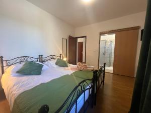 Postel nebo postele na pokoji v ubytování Apartment Šterna in Svetvincenat