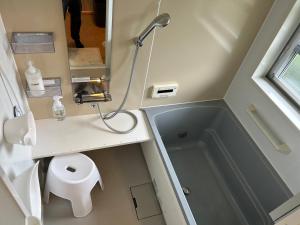 Koupelna v ubytování Rabbit Inn