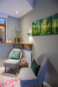 Posezení v ubytování Hotel Pension Margit