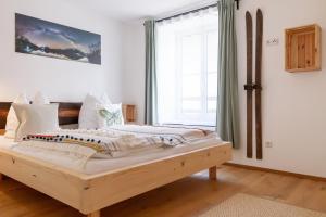 Postel nebo postele na pokoji v ubytování Gästehaus Zeitraum