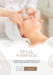a spa and massage flyer template at Athenia Hoi An Boutique Hotel & Spa in Hoi An