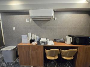 Příslušenství pro přípravu čaje a kávy v ubytování K-Stay Guesthouse Dongdaemun + 53 fotografií