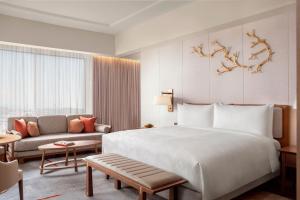 JW Marriott Hotel Nara客房内的一张或多张床位