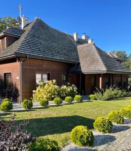 Vonkajšia záhrada v ubytovaní Zamkowe Wzgórze Dom nr 2 Kazimierz Dolny, Góry