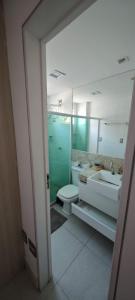 Koupelna v ubytování Villas Borabora Apartamento Praia