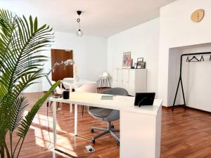 Kuchyň nebo kuchyňský kout v ubytování Stylisches Loft-Apartment in der Stadtmitte - PAUL - + 17 fotografií