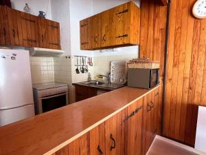 Kuchyň nebo kuchyňský kout v ubytování Appt. central à Châtel - Parking, WIFI, Animaux admis, 4 pers. - FR-1-198-176