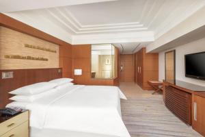 TV a/nebo společenská místnost v ubytování Sheraton Xiamen Hotel