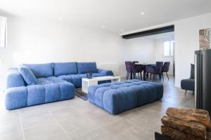 Khu vực ghế ngồi tại Très jolie maison - Piscine & Jacuzzi - Les Sables - 9 personnes