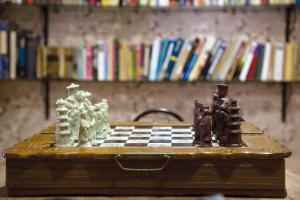 Biblioteca nell'hotel
