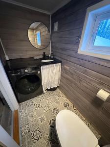 Koupelna v ubytování Koselig hytte, med ski-in ski out
