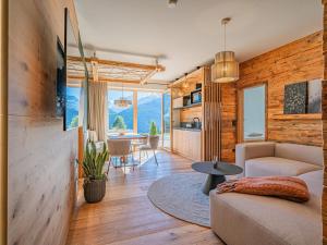 Posezení v ubytování Premium Apartments AlmrauschEdelweiß