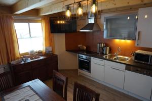 Kuchyň nebo kuchyňský kout v ubytování Appartment Kainhofer