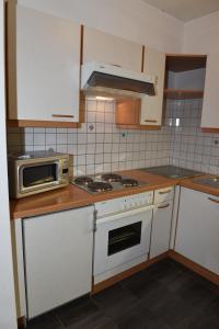Kuchyň nebo kuchyňský kout v ubytování Haus Carnot