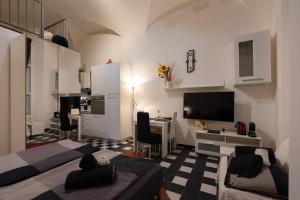 TV a/nebo společenská místnost v ubytování Nik rooms