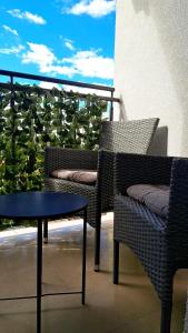 Predel za sedenje v nastanitvi Jacuzzi Life