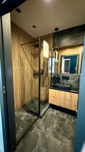Η κουζίνα ή μικρή κουζίνα στο Forum Apartment