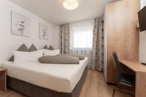 Posteľ alebo postele v izbe v ubytovaní Appartement Gehörde-Sölden inklusive Summercard