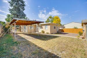 a house with a pavilion in a yard at Cozy Colorado Springs Home Near Garden of the Gods in Colorado Springs