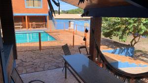 Πισίνα στο ή κοντά στο Hostel Campo Grande