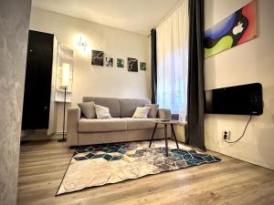 TV a/nebo společenská místnost v ubytování K&H Apartman