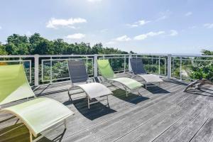 Balkón nebo terasa v ubytování Villa-Coco