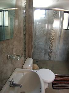 Vannituba majutusasutuses Hostal Atlantis