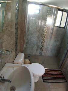 Vannituba majutusasutuses Hostal Atlantis