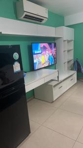 TV a/nebo společenská místnost v ubytování Thipburee Resort