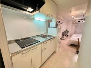 Kuchyň nebo kuchyňský kout v ubytování マルチステイ大阪天満