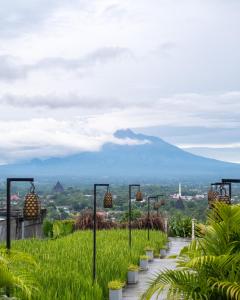 Landskap semula jadi dekat dengan resort