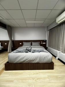 Postel nebo postele na pokoji v ubytování OD Hostel