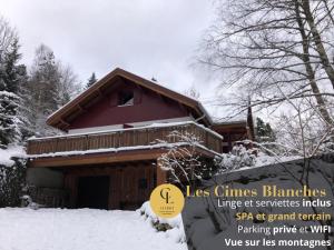 Obiekt LES CIMES BLANCHES CLEDICIHOME Chalet 10 pers SPA & Grand terrain 4 MINUTES DES PISTES zimą