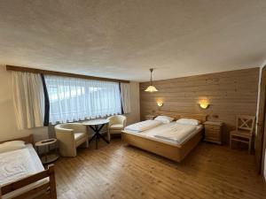 Postel nebo postele na pokoji v ubytování Haus Lechblick