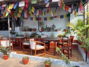 Restaurace v ubytování Holy Land Hotel Nepal